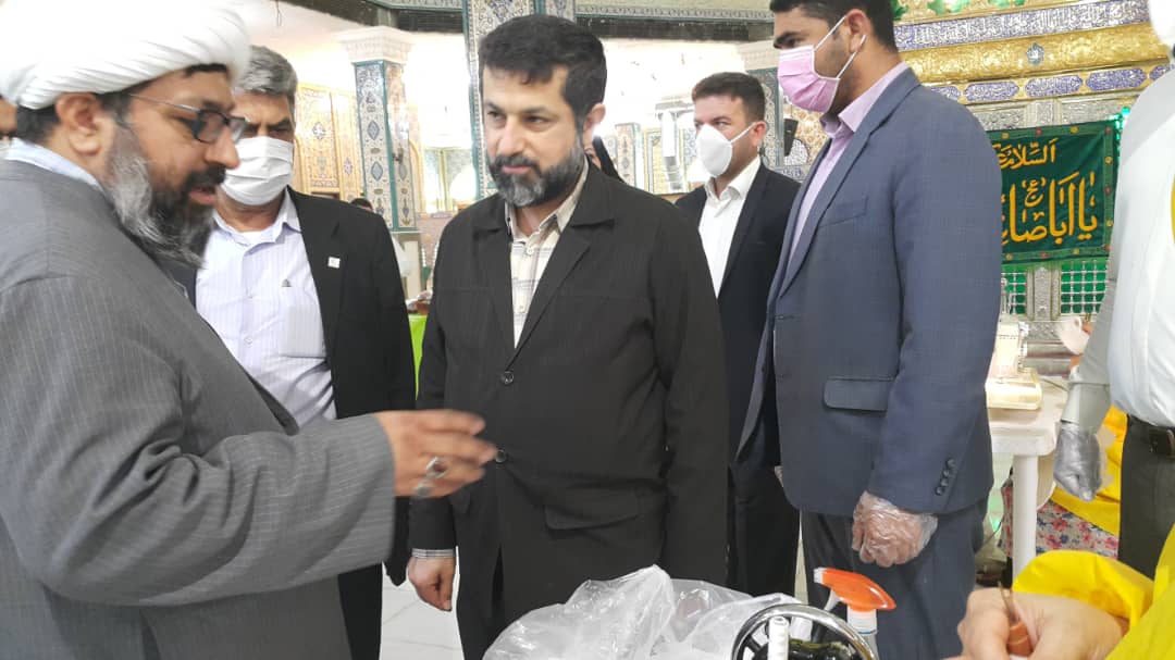 راهاندازی ۱۰ کارگاه تولید ماسک و گان توسط هلالاحمر خوزستان